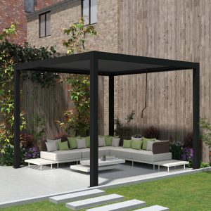 Pergola tkaninowa z LED 300x300x235